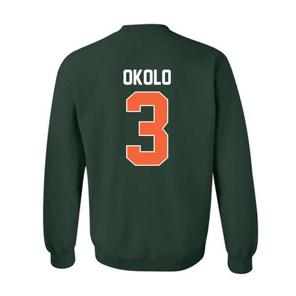 Miami - NCAA Women's Basketball : Soma Okolo - Sports Shersey Crewneck Sweatshirt-1