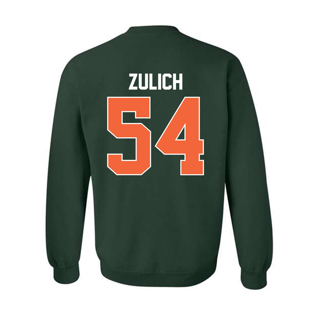 Miami - NCAA Women's Basketball : Sophia Zulich - Sports Shersey Crewneck Sweatshirt