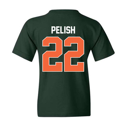 Miami - NCAA Women's Basketball : Simone Pelish - Sports Shersey Youth T-Shirt