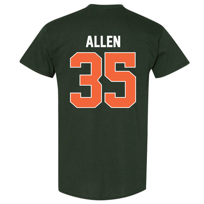 Miami - NCAA Men's Basketball : Dante Allen - Sports Shersey T-Shirt-1