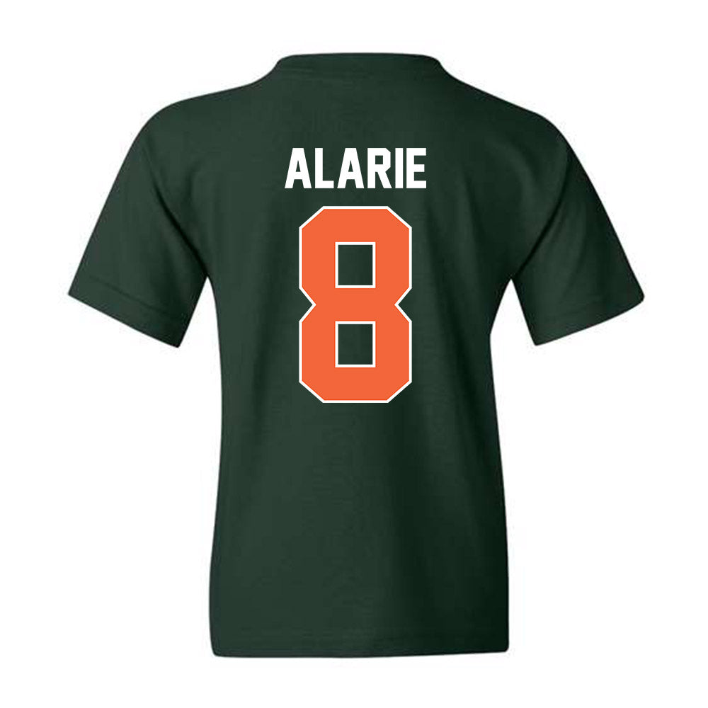 Miami - NCAA Men's Basketball : Xander Alarie - Sports Shersey Youth T-Shirt