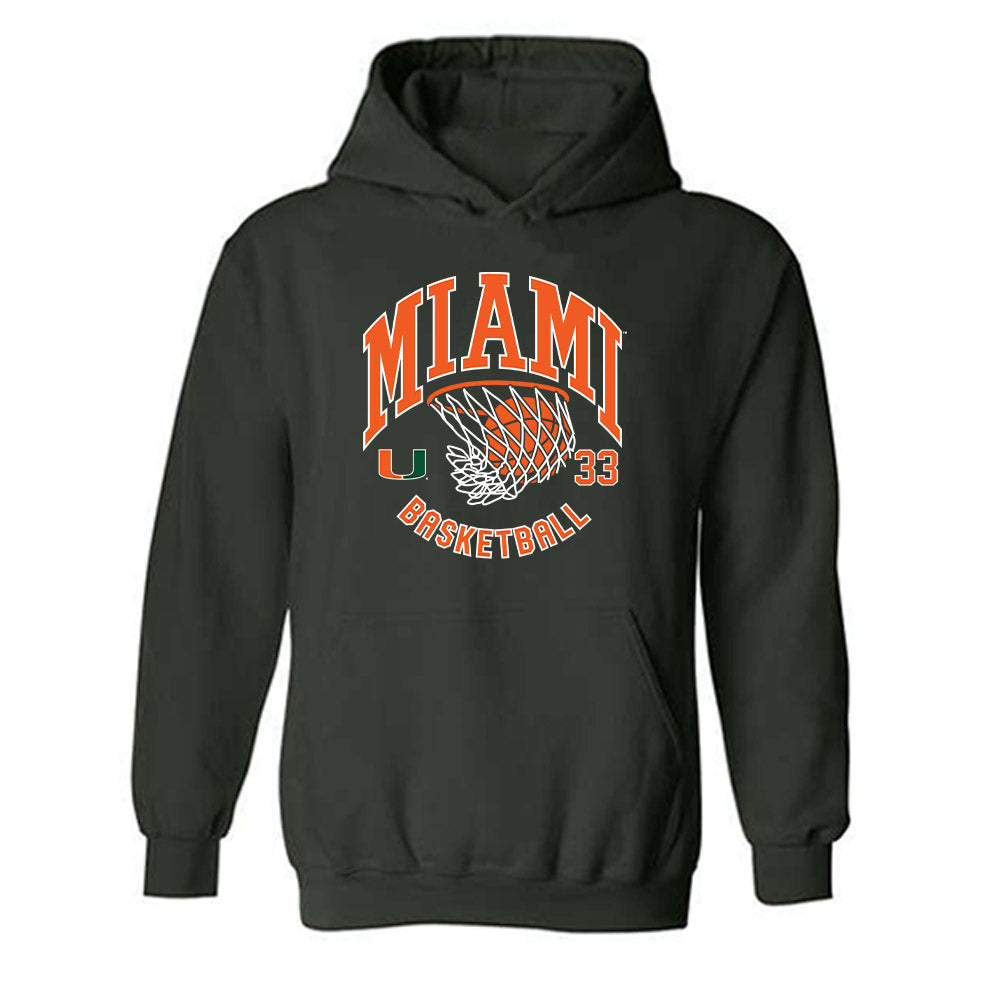 Miami - NCAA Women's Basketball : Amarachi Kimpson - Sports Shersey Hooded Sweatshirt-0
