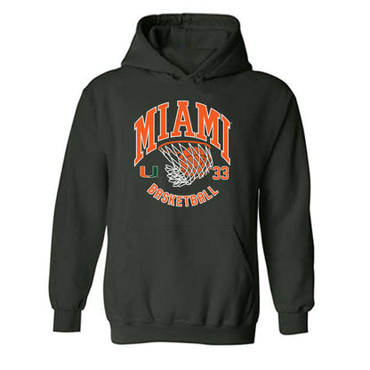 Miami - NCAA Women's Basketball : Amarachi Kimpson - Sports Shersey Hooded Sweatshirt-0