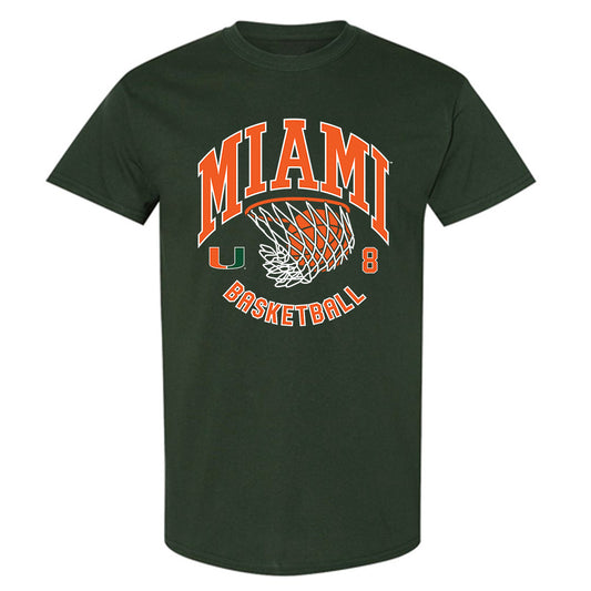 Miami - NCAA Men's Basketball : Xander Alarie - Sports Shersey T-Shirt