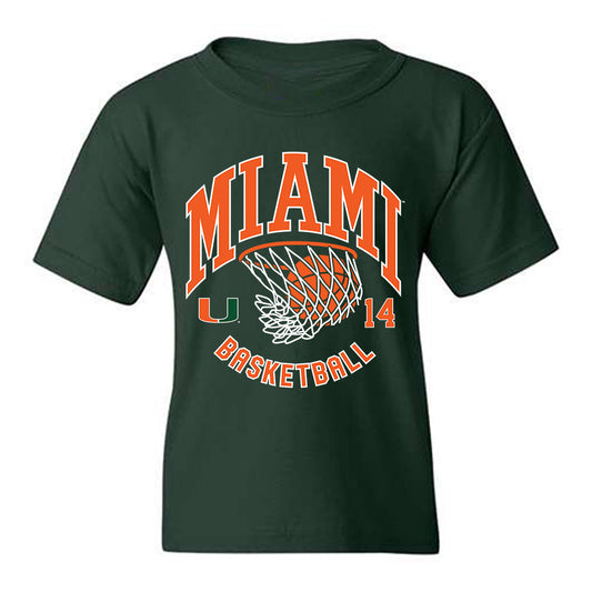 Miami - NCAA Women's Basketball : Gal Raviv - Sports Shersey Youth T-Shirt-0