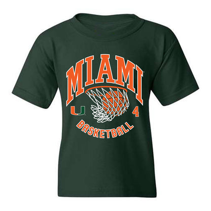 Miami - NCAA Women's Basketball : Jasmyne Roberts - Sports Shersey Youth T-Shirt