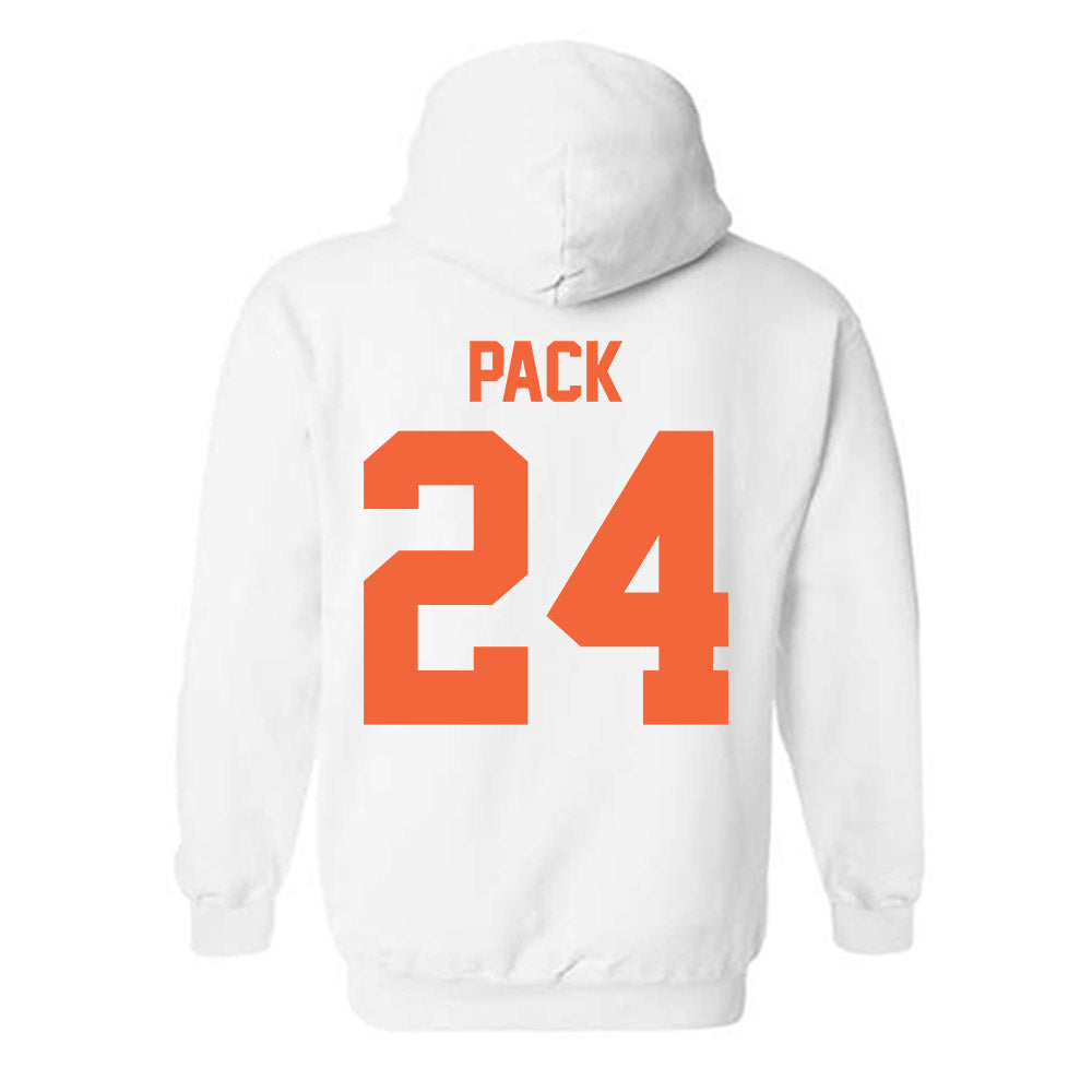 Miami - NCAA Men's Basketball : Nijel Pack - Sports Shersey Hooded Sweatshirt