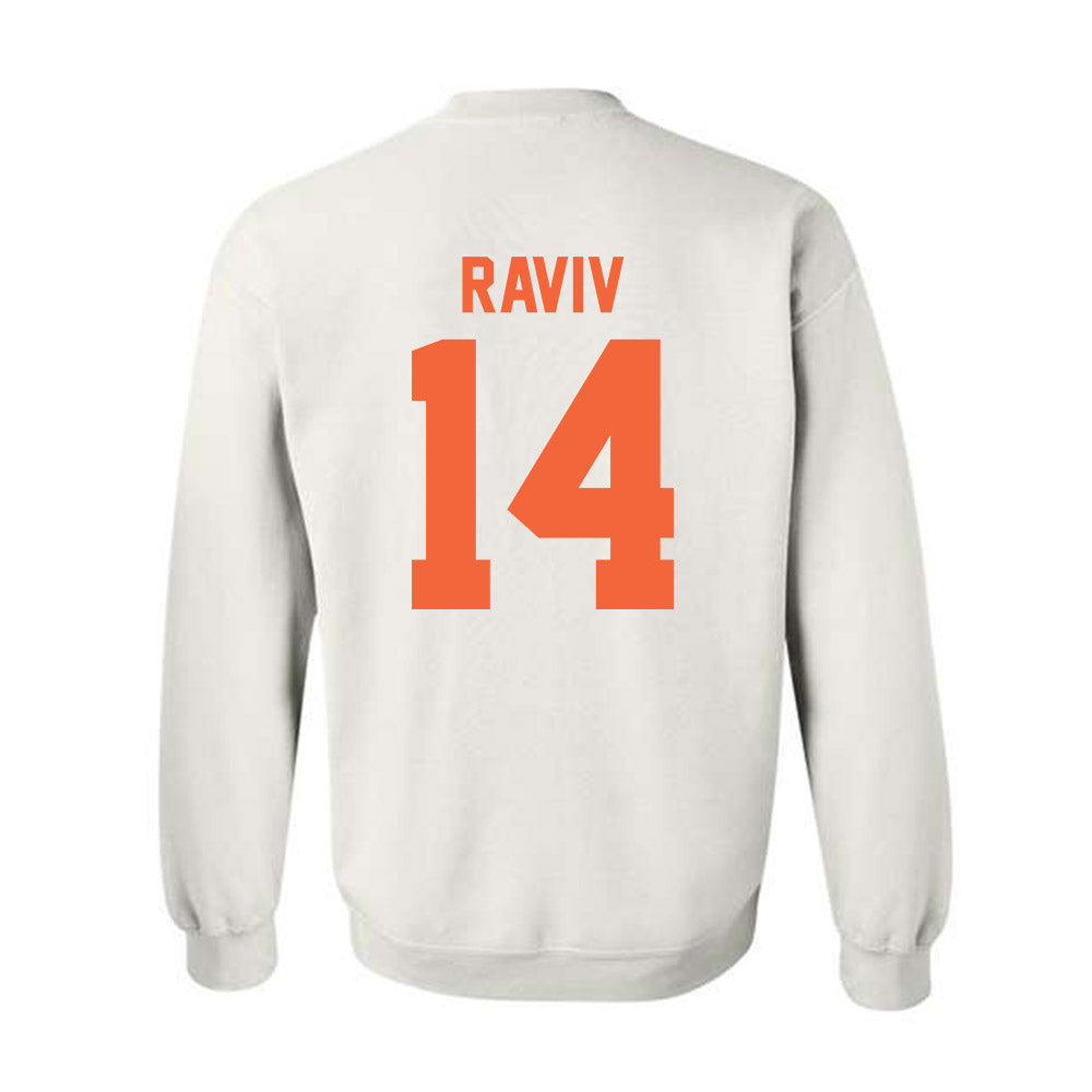 Miami - NCAA Women's Basketball : Gal Raviv - Sports Shersey Crewneck Sweatshirt-1