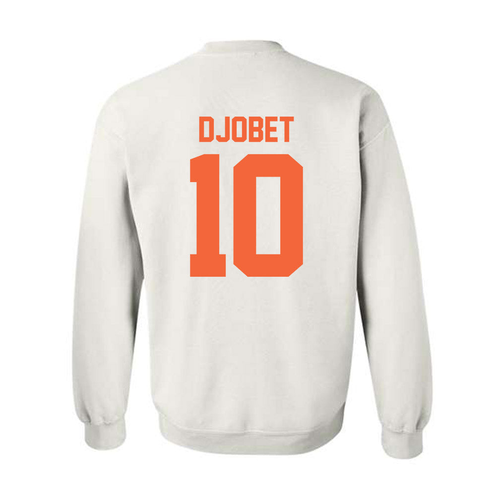 Miami - NCAA Men's Basketball : Paul Djobet - Sports Shersey Crewneck Sweatshirt