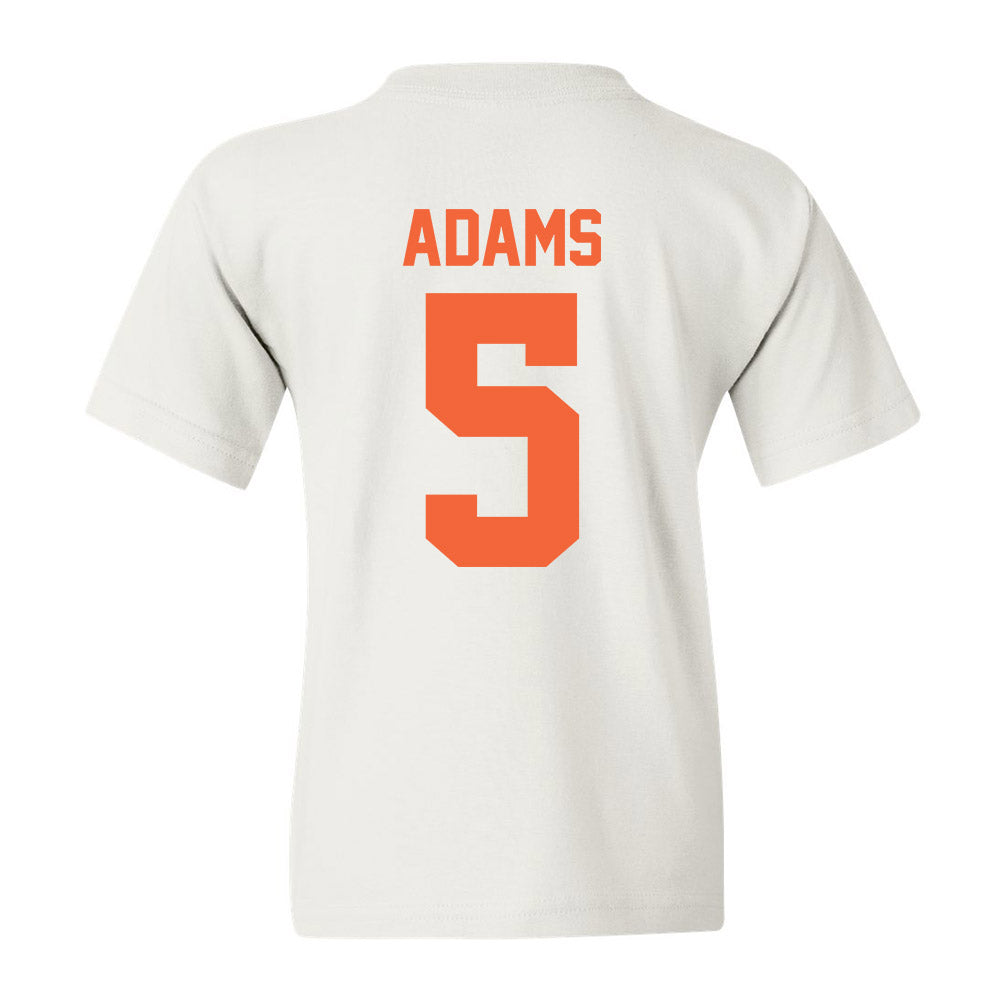 Miami - NCAA Women's Basketball : Ahnay Adams - Sports Shersey Youth T-Shirt