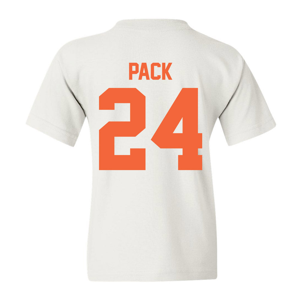 Miami - NCAA Men's Basketball : Nijel Pack - Sports Shersey Youth T-Shirt