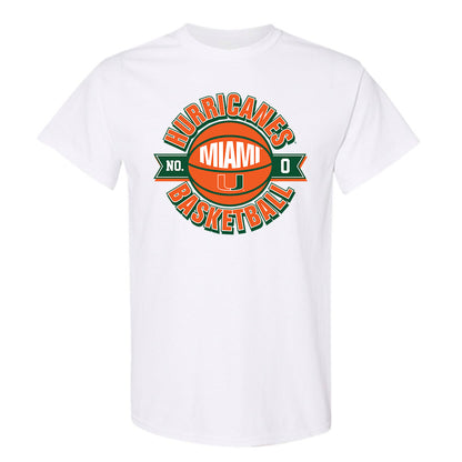 Miami - NCAA Men's Basketball : Matthew Cleveland - Sports Shersey T-Shirt