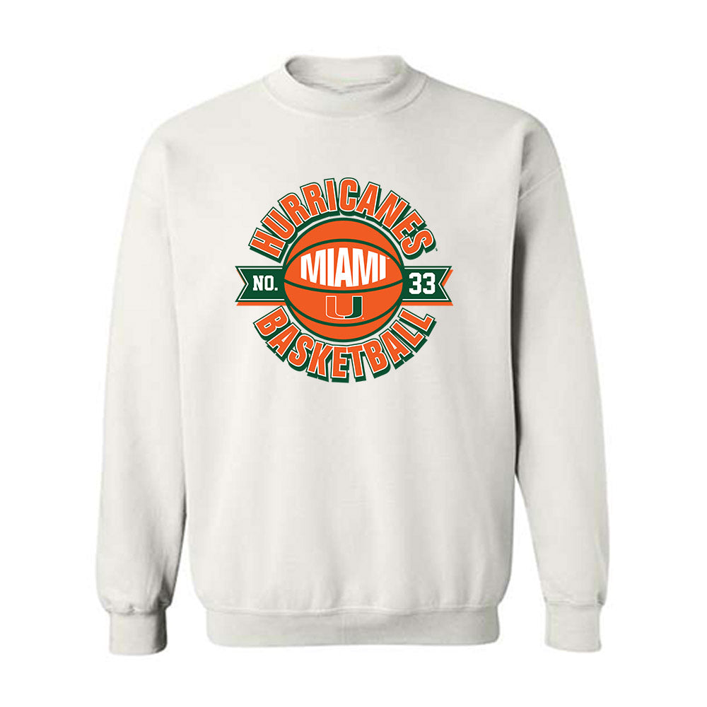 Miami - NCAA Women's Basketball : Amarachi Kimpson - Sports Shersey Crewneck Sweatshirt-0