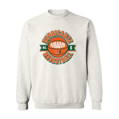 Miami - NCAA Men's Basketball : Xander Alarie - Sports Shersey Crewneck Sweatshirt