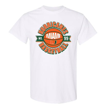 Miami - NCAA Men's Basketball : Divine-Collins Ugochukwu - Sports Shersey T-Shirt