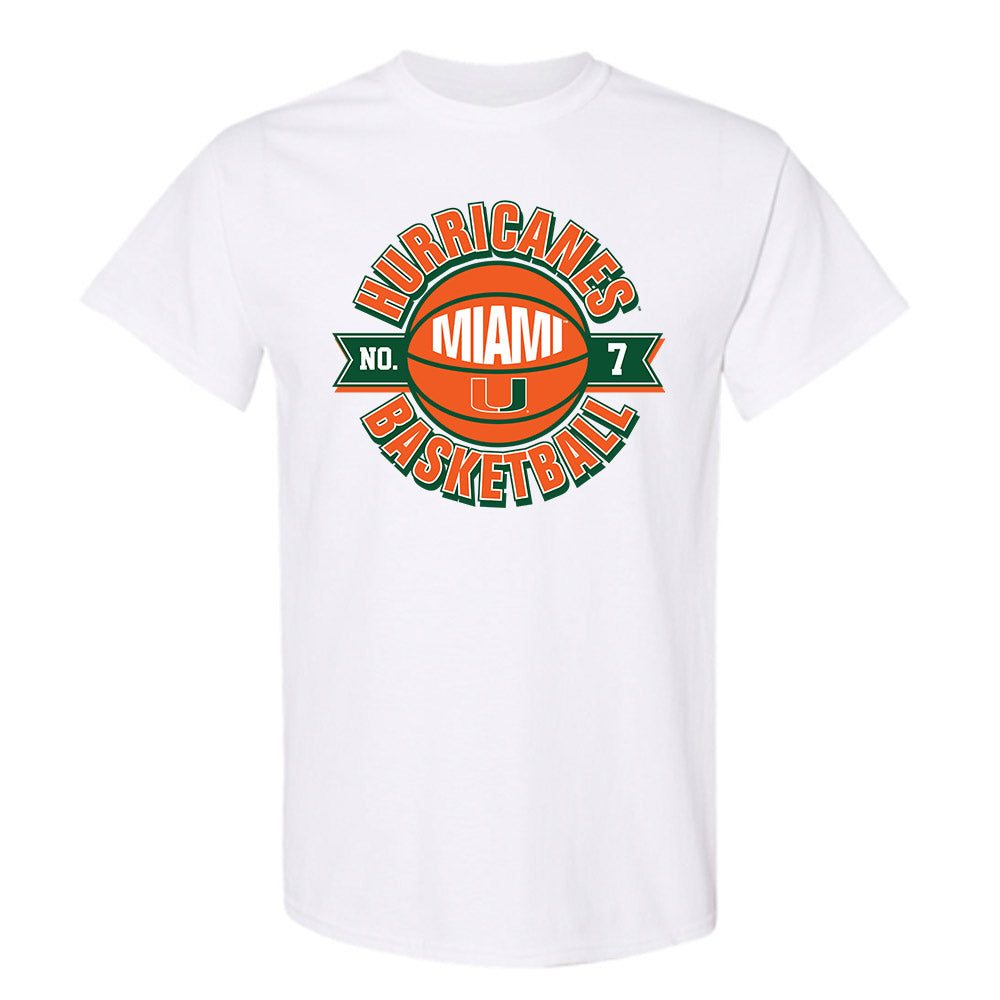 Miami - NCAA Women's Basketball : Danielle Osho - Sports Shersey T-Shirt-0