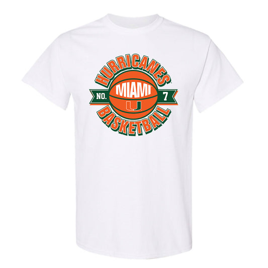 Miami - NCAA Women's Basketball : Danielle Osho - Sports Shersey T-Shirt-0