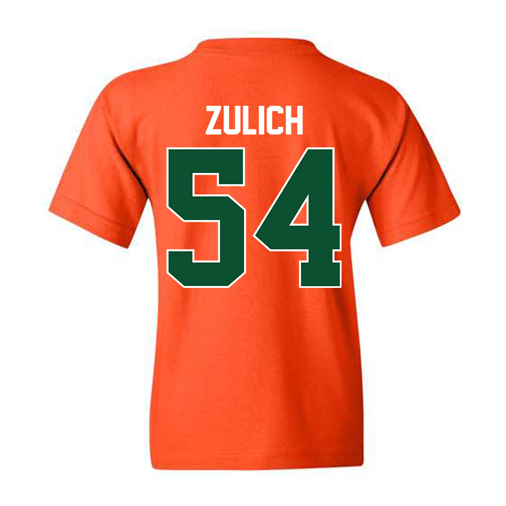 Miami - NCAA Women's Basketball : Sophia Zulich - Sports Shersey Youth T-Shirt