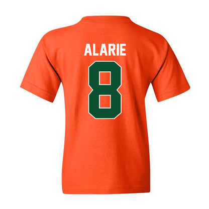 Miami - NCAA Men's Basketball : Xander Alarie - Sports Shersey Youth T-Shirt