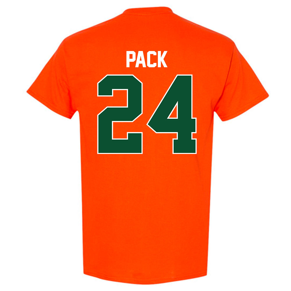 Miami - NCAA Men's Basketball : Nijel Pack - Sports Shersey T-Shirt