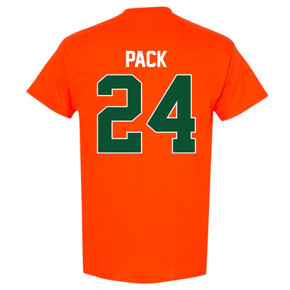 Miami - NCAA Men's Basketball : Nijel Pack - Sports Shersey T-Shirt