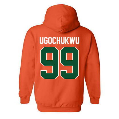 Miami - NCAA Men's Basketball : Divine-Collins Ugochukwu - Sports Shersey Hooded Sweatshirt