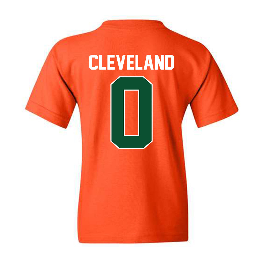 Miami - NCAA Men's Basketball : Matthew Cleveland - Sports Shersey Youth T-Shirt