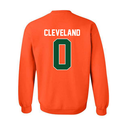 Miami - NCAA Men's Basketball : Matthew Cleveland - Sports Shersey Crewneck Sweatshirt