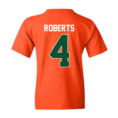 Miami - NCAA Women's Basketball : Jasmyne Roberts - Sports Shersey Youth T-Shirt