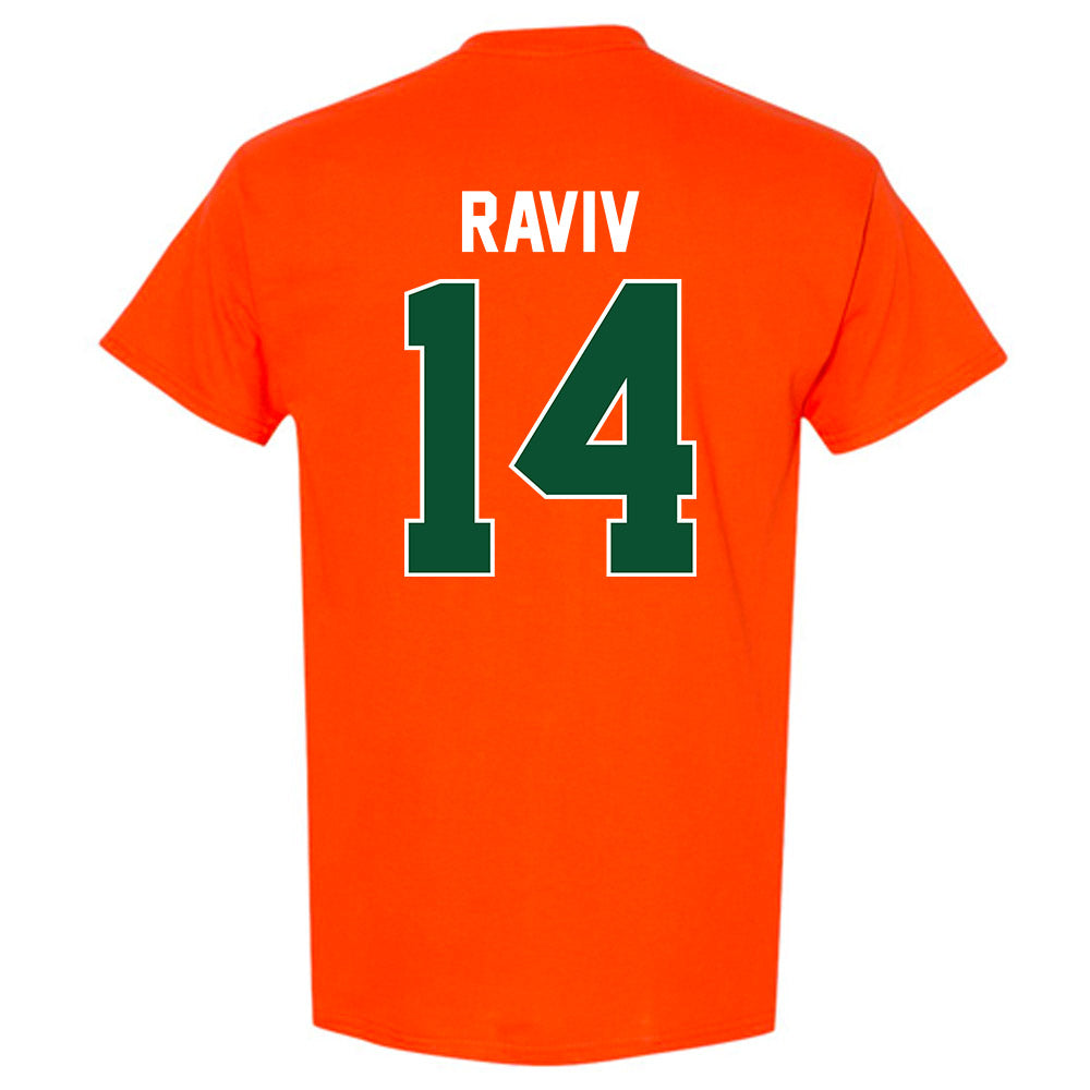 Miami - NCAA Women's Basketball : Gal Raviv - Sports Shersey T-Shirt-1