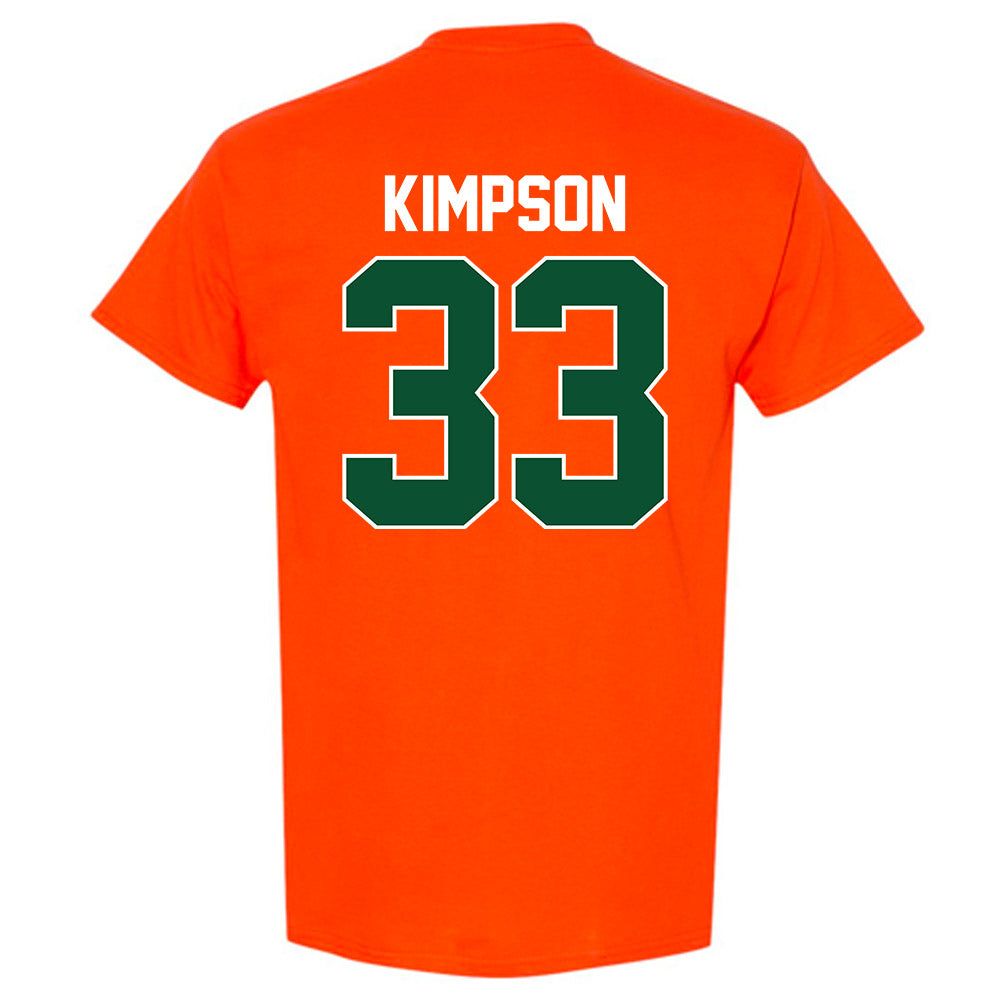 Miami - NCAA Women's Basketball : Amarachi Kimpson - Sports Shersey T-Shirt-1