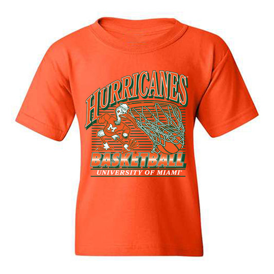 Miami - NCAA Men's Basketball : Ernest Udeh Jr. - Sports Shersey Youth T-Shirt-0