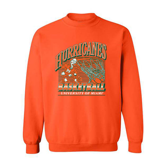 Miami - NCAA Men's Basketball : Shelton Henderson - Sports Shersey Crewneck Sweatshirt-0