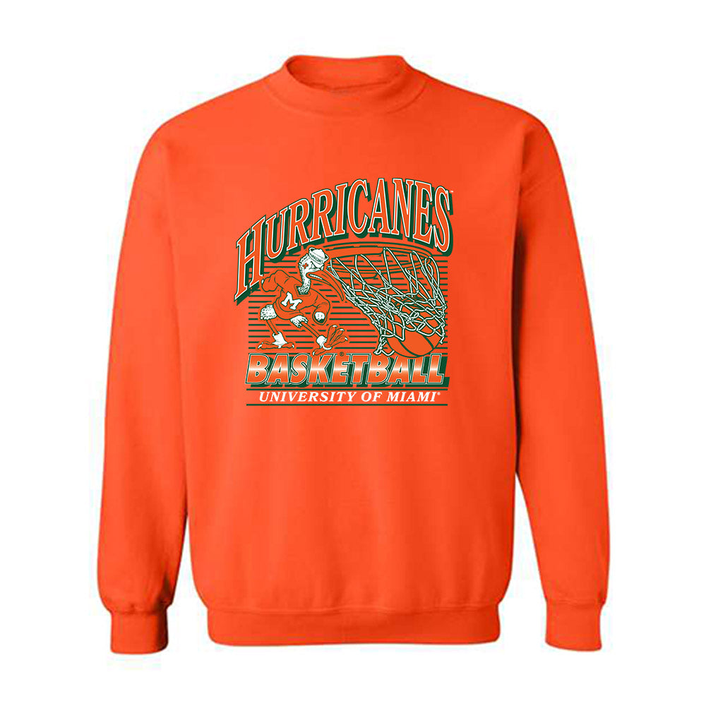 Miami - NCAA Men's Basketball : Divine-Collins Ugochukwu - Sports Shersey Crewneck Sweatshirt