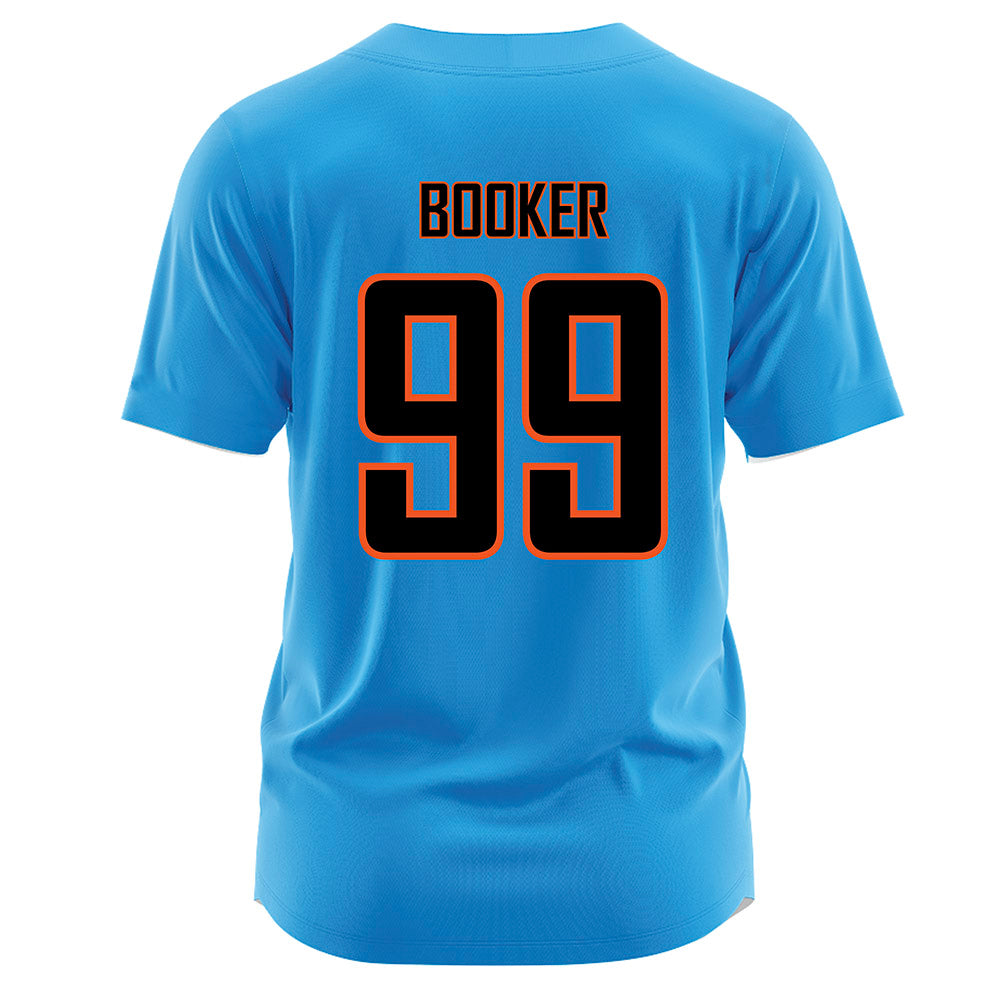 Oklahoma State - NCAA Softball : Kaya Booker - Blue Jersey-1