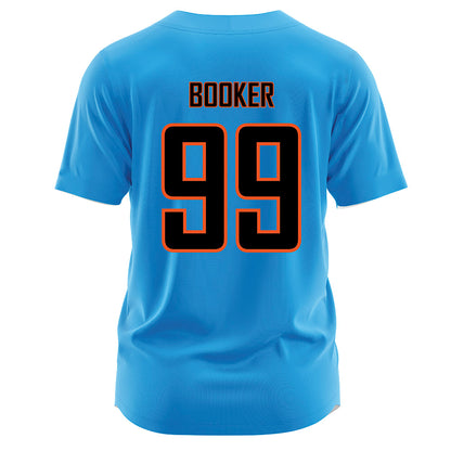 Oklahoma State - NCAA Softball : Kaya Booker - Blue Jersey-1