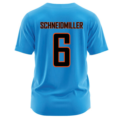 Oklahoma State - NCAA Softball : Audrey Schneidmiller - Blue Jersey