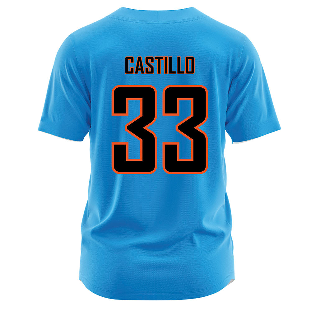Oklahoma State - NCAA Softball : Gabby Castillo - Blue Jersey-1