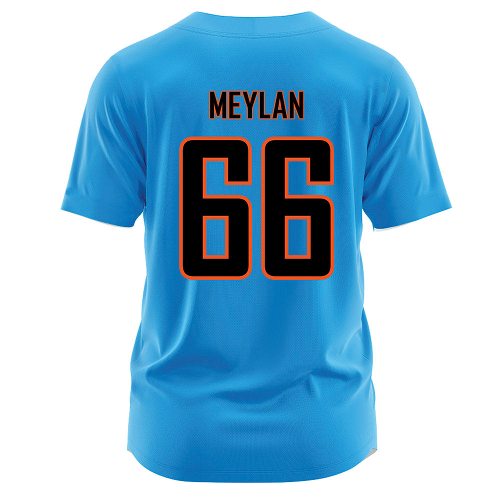 Oklahoma State - NCAA Softball : Ruby Meylan - Blue Jersey-1