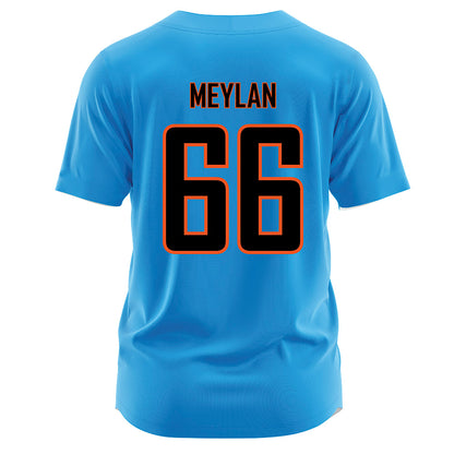 Oklahoma State - NCAA Softball : Ruby Meylan - Blue Jersey-1