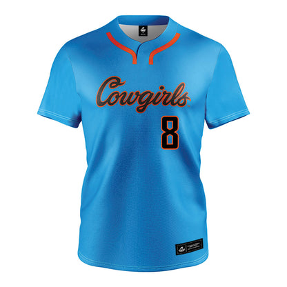 Oklahoma State - NCAA Softball : Madison Hoffman - Blue Jersey-0