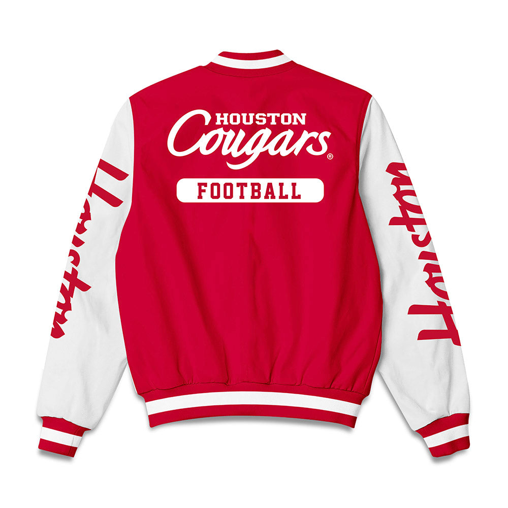 Houston - NCAA Football : Jason Brooks Jr. - Bomber Jacket-1