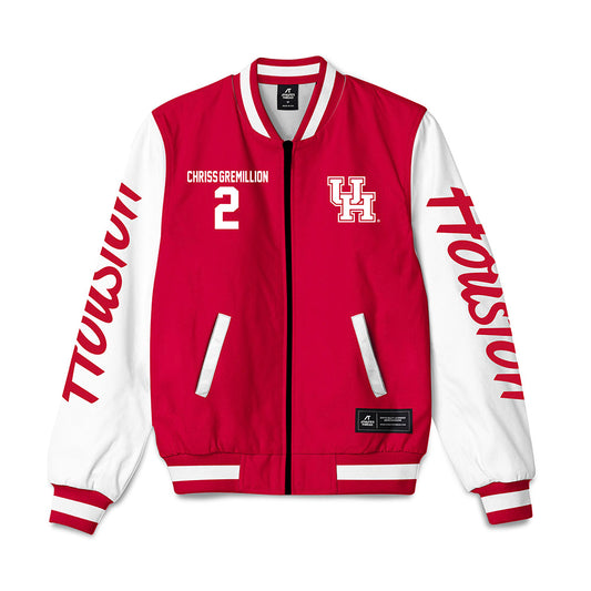 Houston - NCAA Football : Zeon Chriss-Gremillion - Bomber Jacket-0