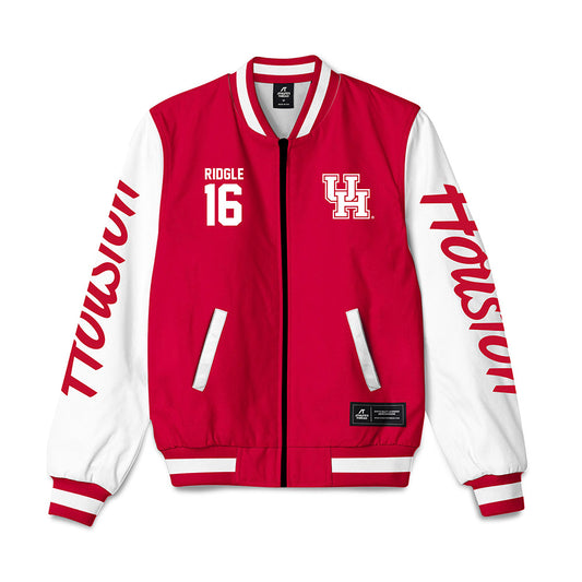Houston - NCAA Football : Jayshon Ridgle - Bomber Jacket-0