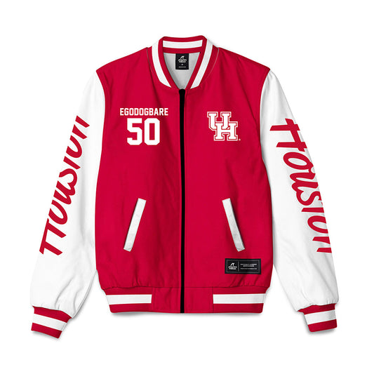 Houston - NCAA Football : Ejiro Egodogbare - Bomber Jacket-0