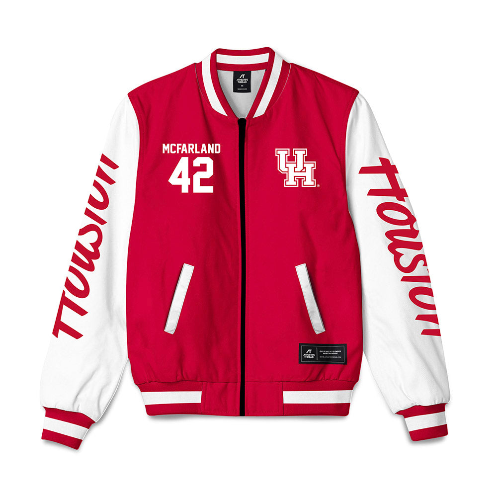 Houston - NCAA Women's Basketball : Peyton McFarland - Bomber Jacket-0