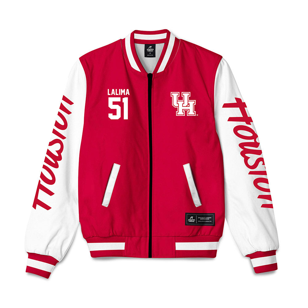 Houston - NCAA Baseball : Jackson LaLima - Bomber Jacket-0