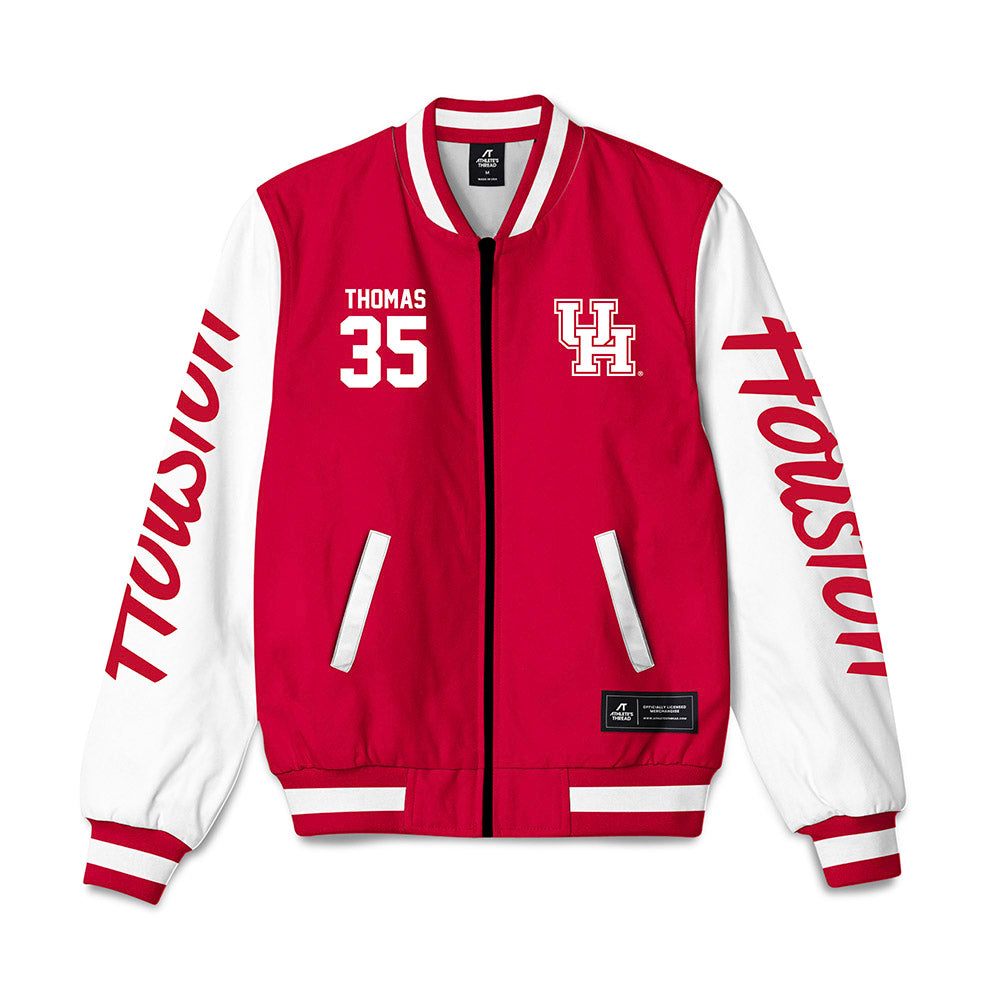 Houston - NCAA Football : Kaleb Thomas - Bomber Jacket-0