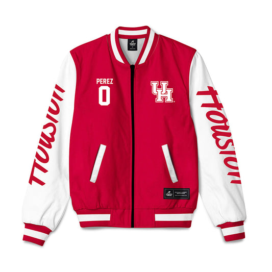 Houston - NCAA Baseball : Andres Perez - Bomber Jacket-0