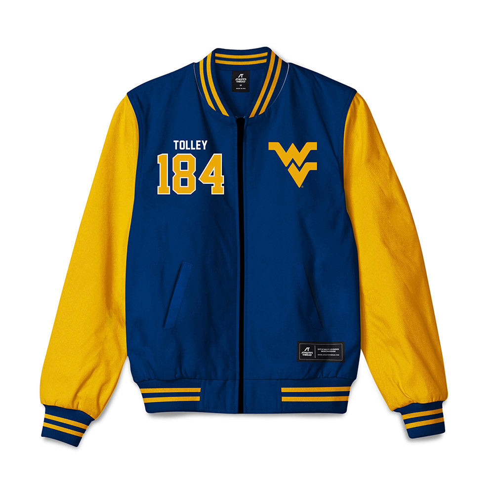West Virginia - NCAA Wrestling : Cole Tolley - Bomber Jacket-0